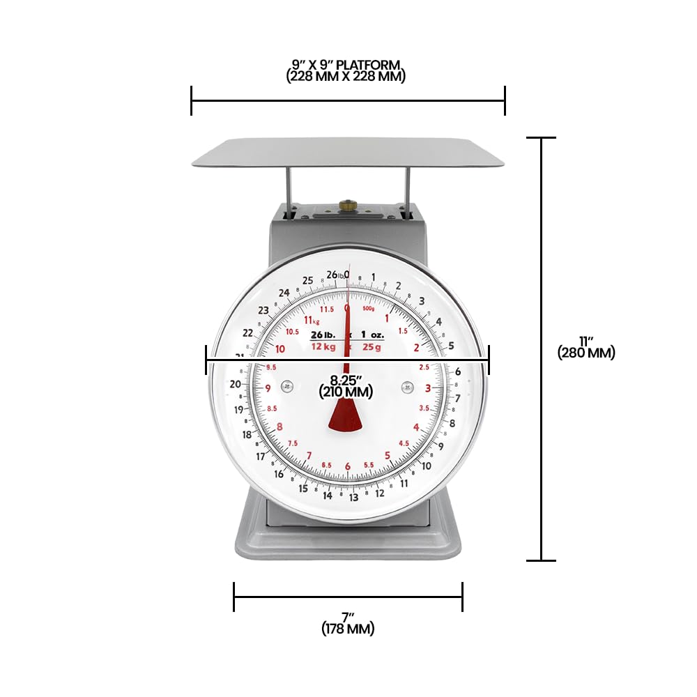 Amazon.com: Zenport Accuzen AZD25 Platform Mechanical Dial Scale